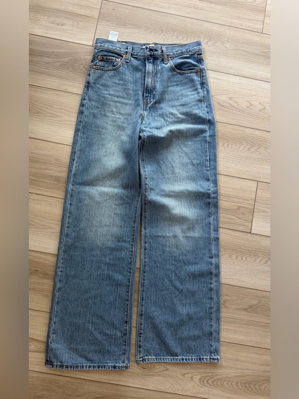 Levi's Women's Light Blue Wide-Leg Jeans